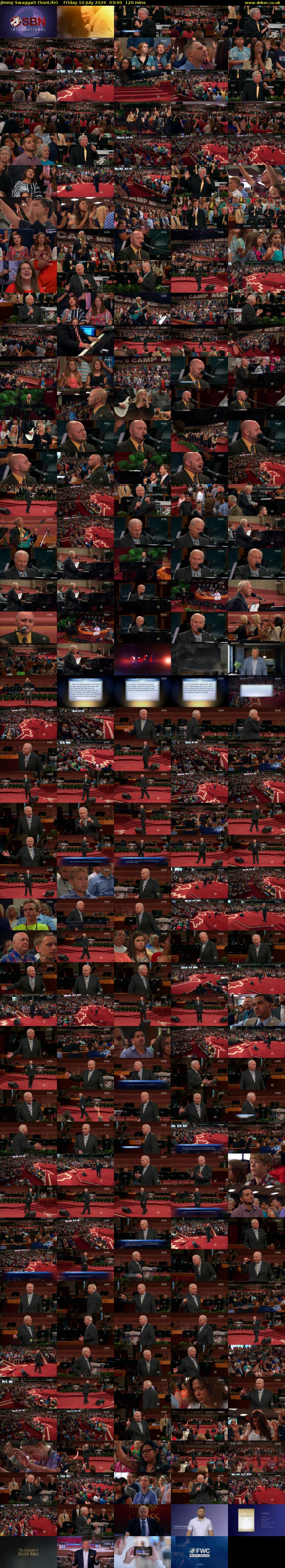 Jimmy Swaggart (SonLife) Friday 10 July 2026 03:00 - 05:00