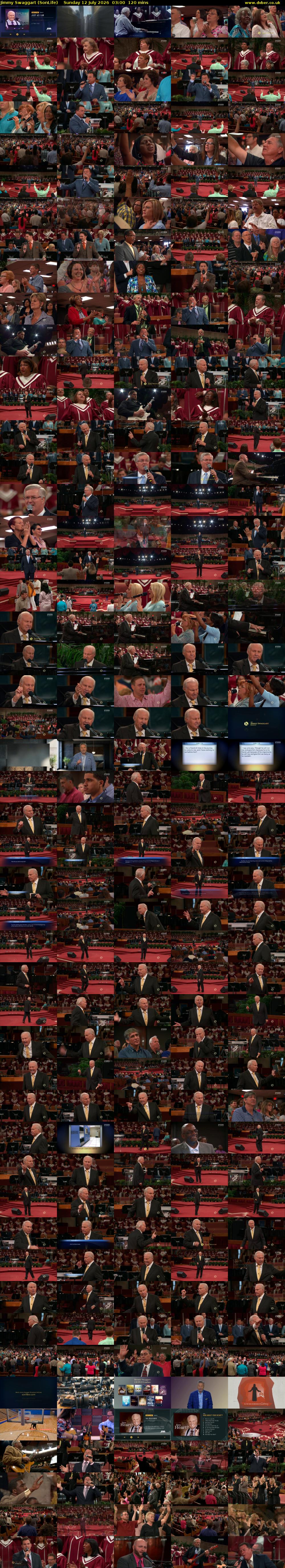 Jimmy Swaggart (SonLife) Sunday 12 July 2026 03:00 - 05:00