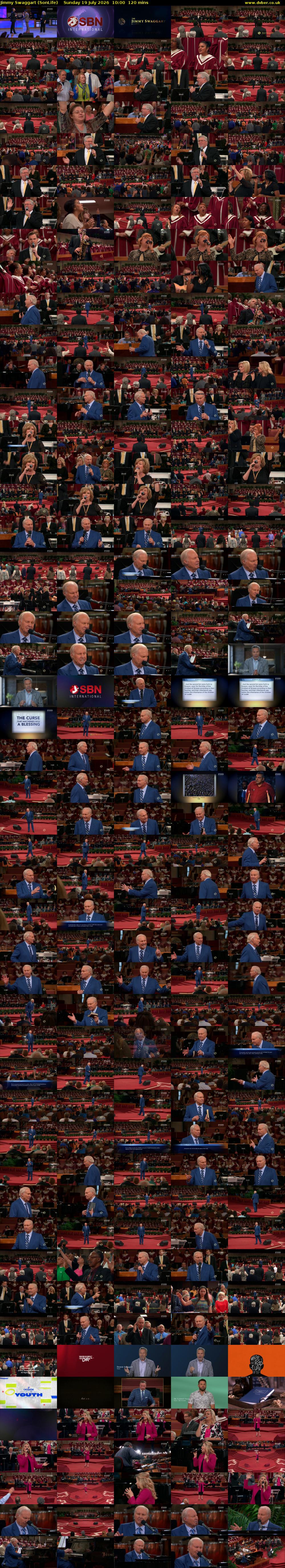 Jimmy Swaggart (SonLife) Sunday 19 July 2026 10:00 - 12:00