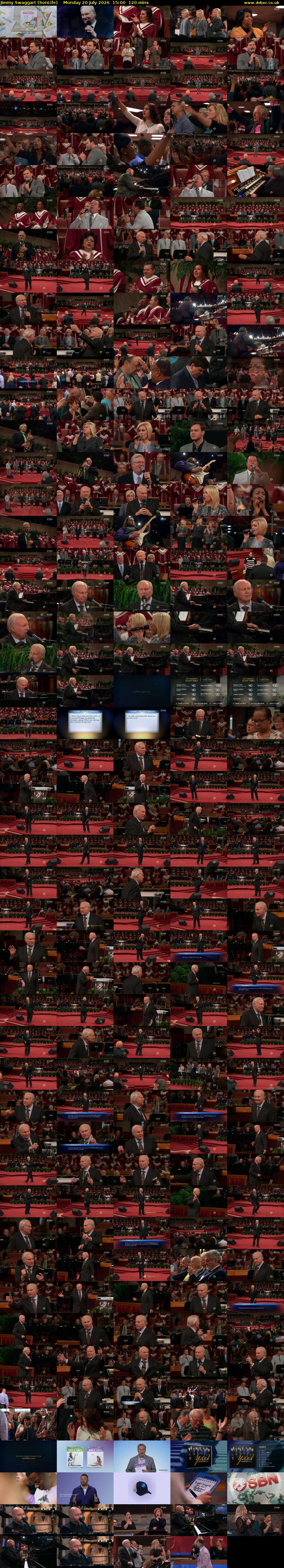Jimmy Swaggart (SonLife) Monday 20 July 2026 15:00 - 17:00
