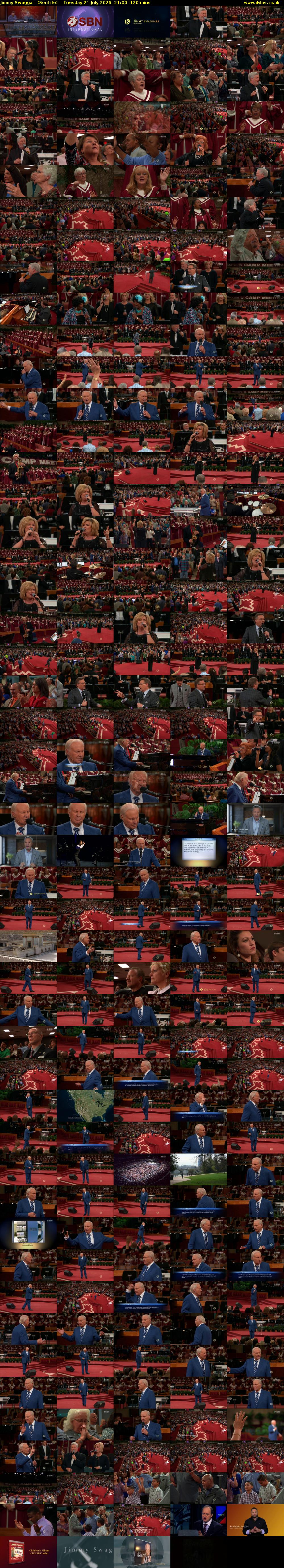 Jimmy Swaggart (SonLife) Tuesday 21 July 2026 21:00 - 23:00