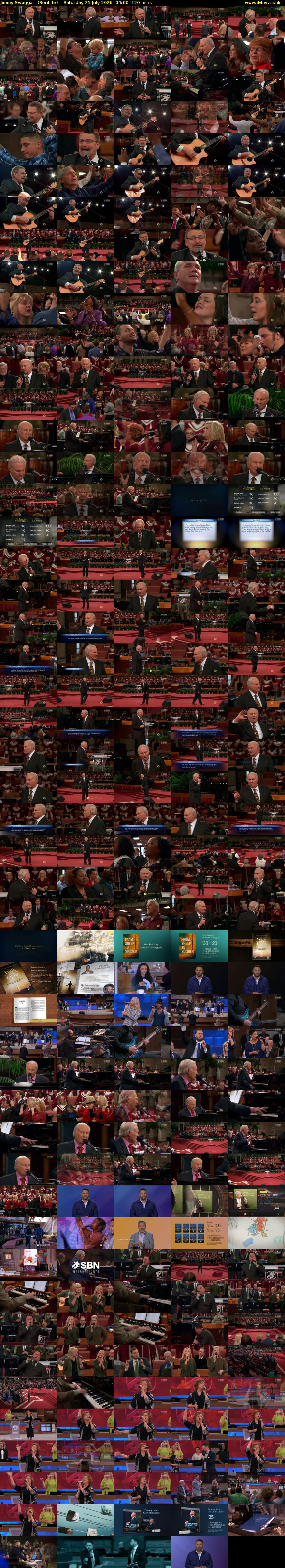 Jimmy Swaggart (SonLife) Saturday 25 July 2026 04:00 - 06:00