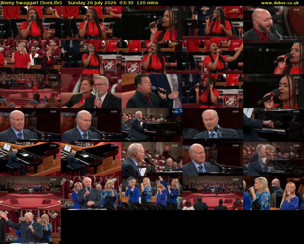 Jimmy Swaggart (SonLife) Sunday 26 July 2026 03:30 - 05:30