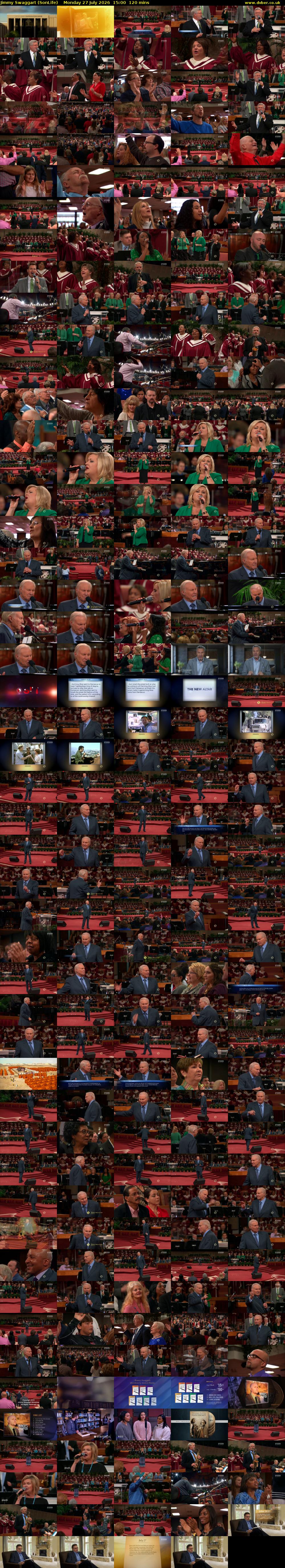 Jimmy Swaggart (SonLife) Monday 27 July 2026 15:00 - 17:00