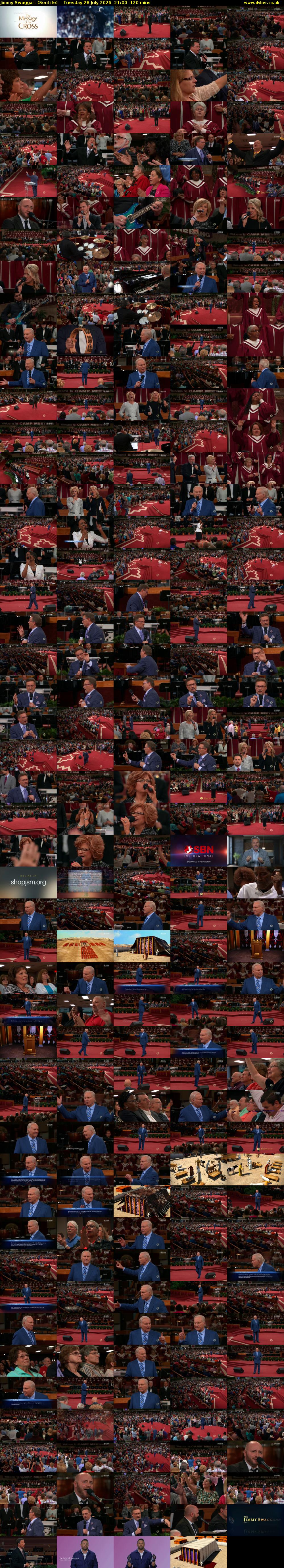 Jimmy Swaggart (SonLife) Tuesday 28 July 2026 21:00 - 23:00