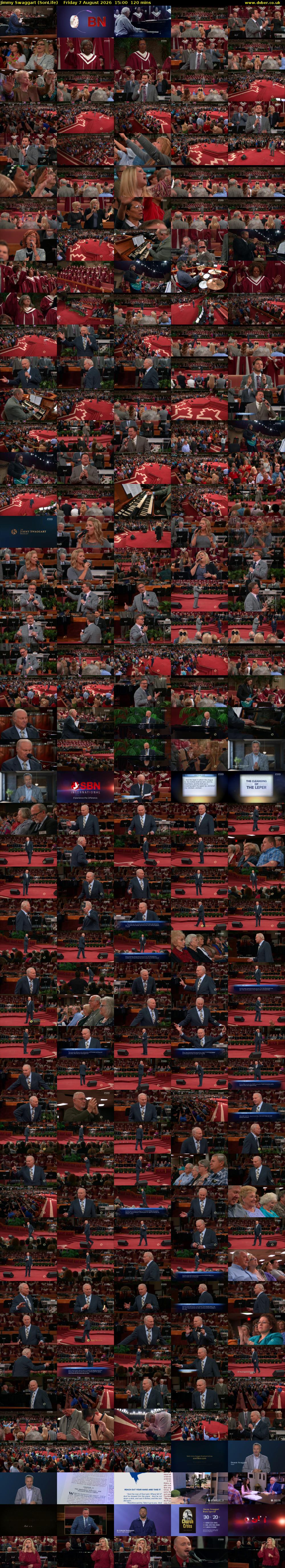 Jimmy Swaggart (SonLife) Friday 7 August 2026 15:00 - 17:00
