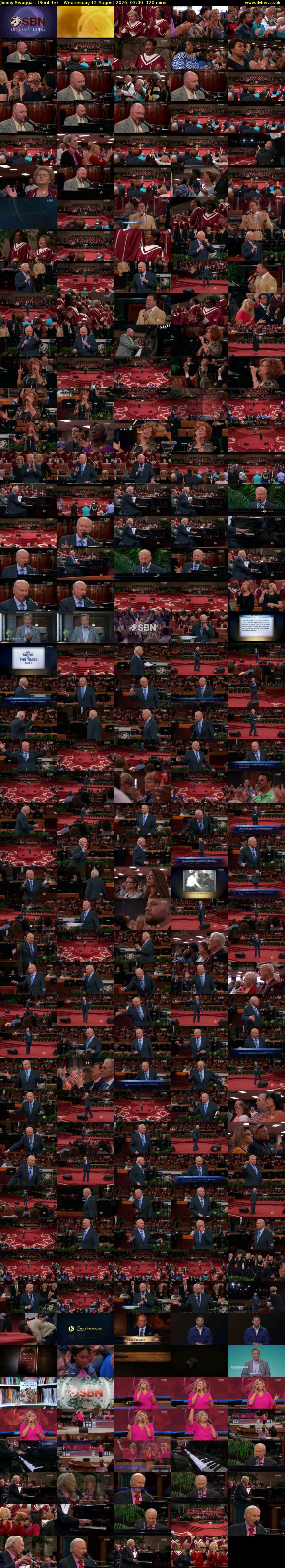 Jimmy Swaggart (SonLife) Wednesday 12 August 2026 03:00 - 05:00
