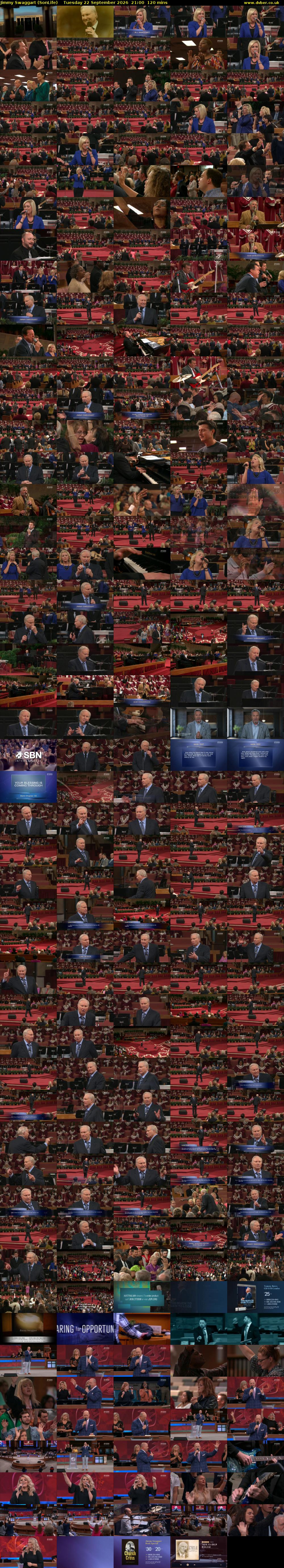 Jimmy Swaggart (SonLife) Tuesday 22 September 2026 21:00 - 23:00