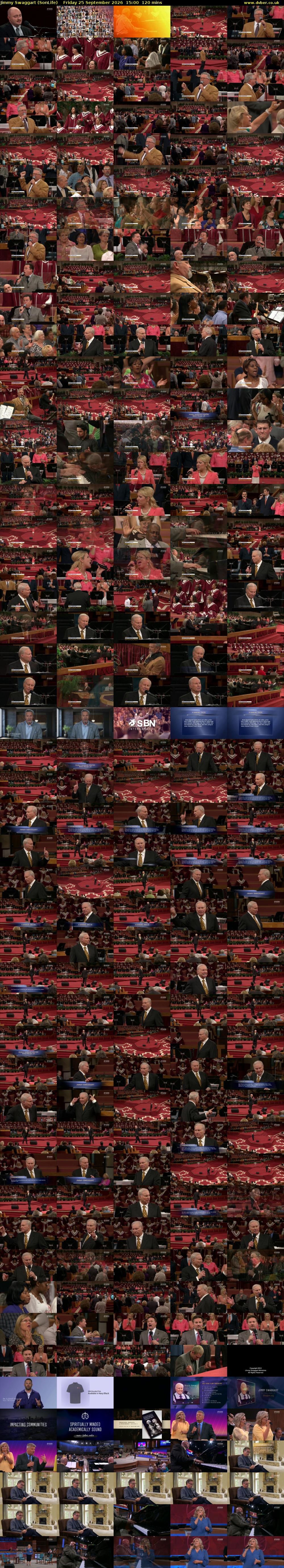 Jimmy Swaggart (SonLife) Friday 25 September 2026 15:00 - 17:00