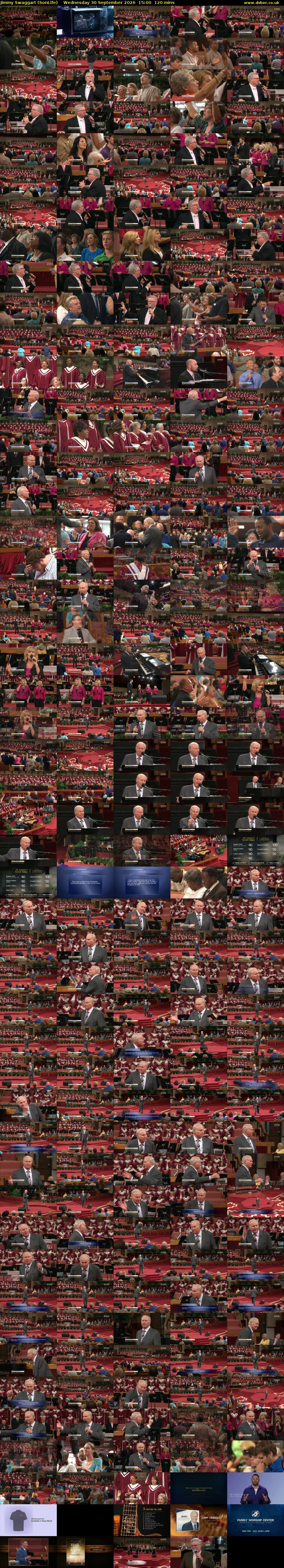 Jimmy Swaggart (SonLife) Wednesday 30 September 2026 15:00 - 17:00