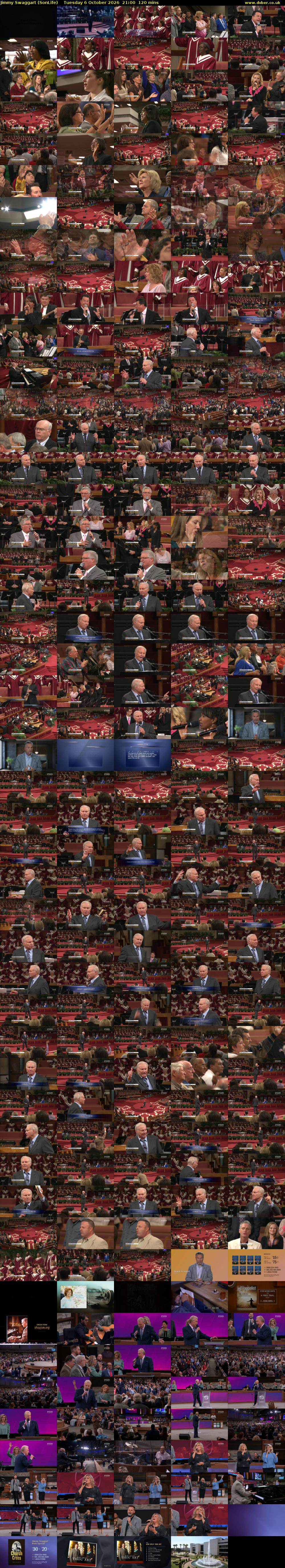 Jimmy Swaggart (SonLife) Tuesday 6 October 2026 21:00 - 23:00