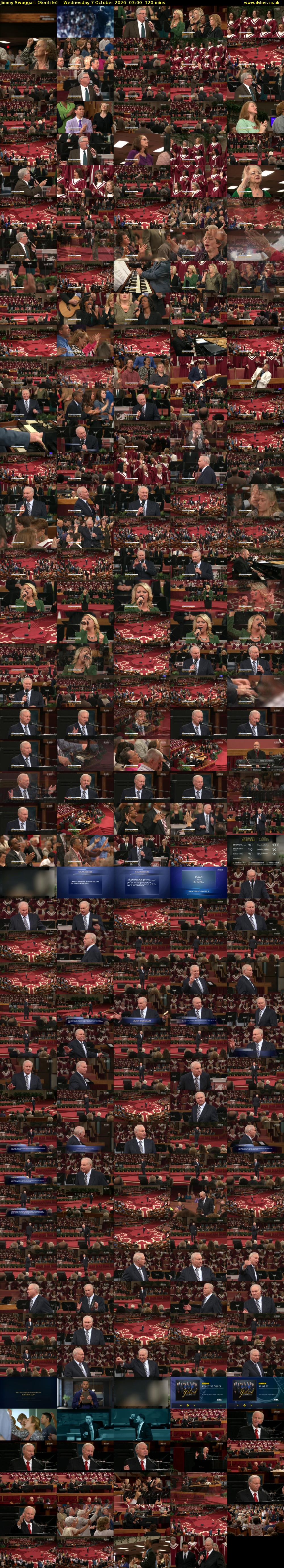 Jimmy Swaggart (SonLife) Wednesday 7 October 2026 03:00 - 05:00