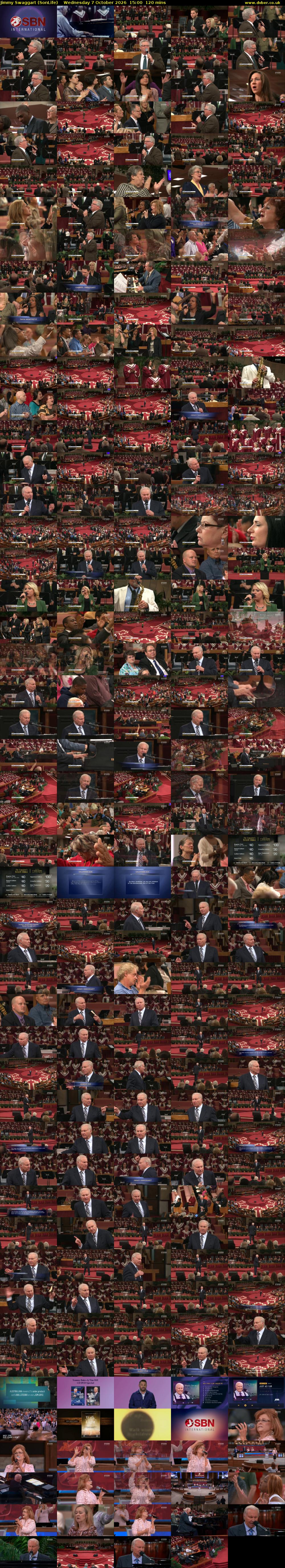 Jimmy Swaggart (SonLife) Wednesday 7 October 2026 15:00 - 17:00