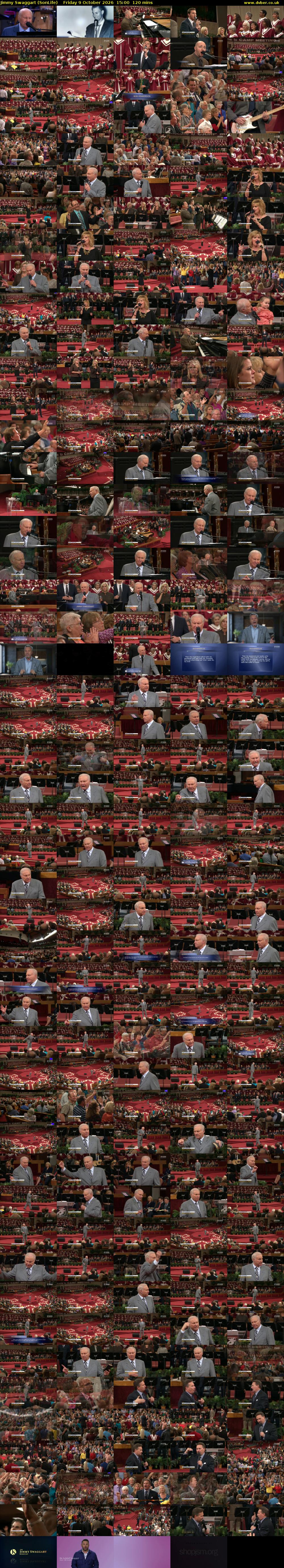 Jimmy Swaggart (SonLife) Friday 9 October 2026 15:00 - 17:00