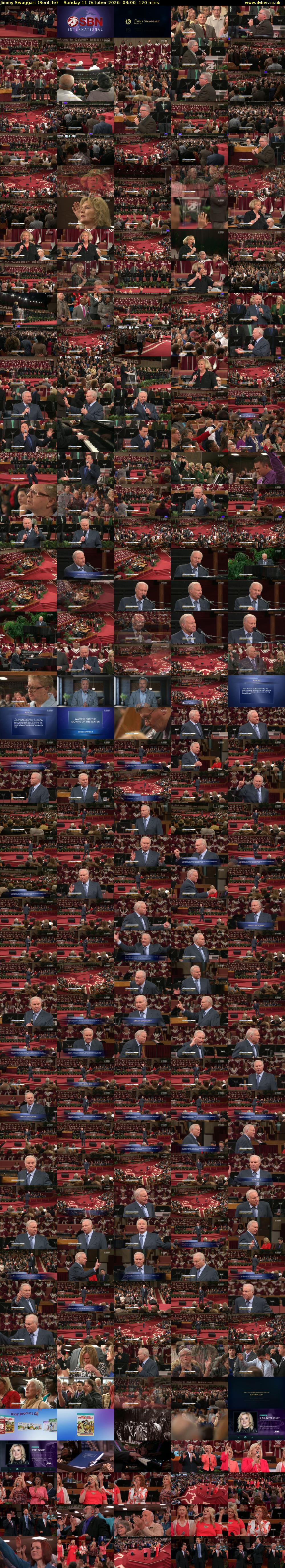 Jimmy Swaggart (SonLife) Sunday 11 October 2026 03:00 - 05:00