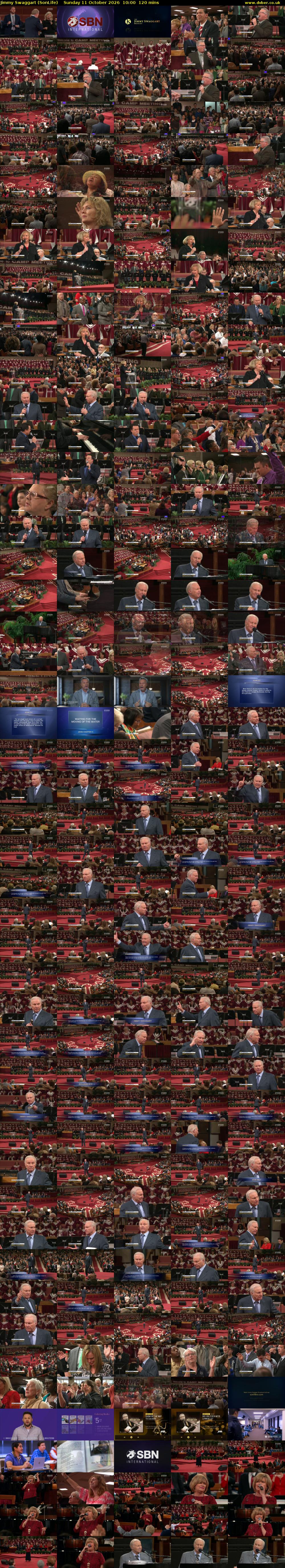 Jimmy Swaggart (SonLife) Sunday 11 October 2026 10:00 - 12:00