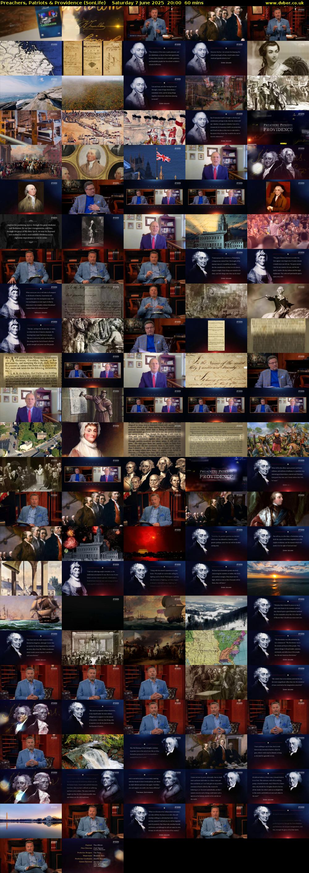 Preachers, Patriots & Providence (SonLife) Saturday 7 June 2025 20:00 - 21:00