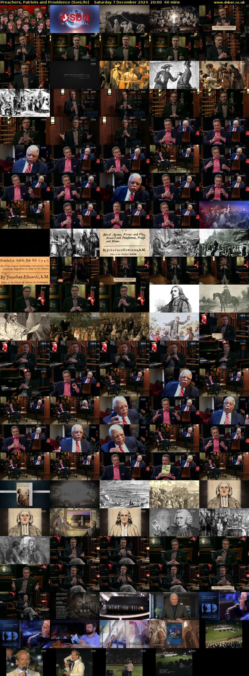 Preachers, Patriots and Providence (SonLife) Saturday 7 December 2024 20:00 - 21:00