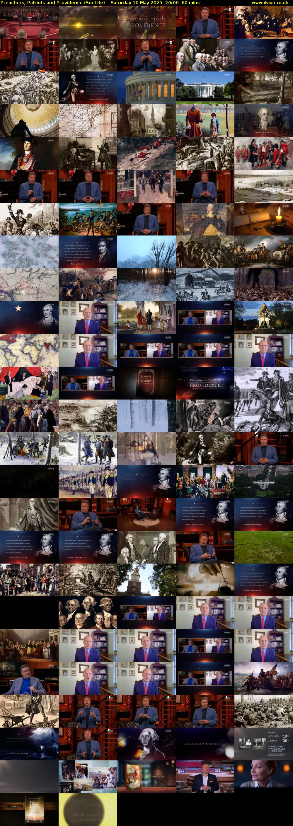 Preachers, Patriots and Providence (SonLife) Saturday 10 May 2025 20:00 - 21:00