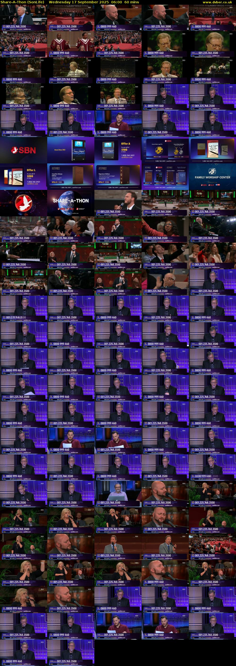 Share-A-Thon (SonLife) Wednesday 17 September 2025 06:00 - 07:00