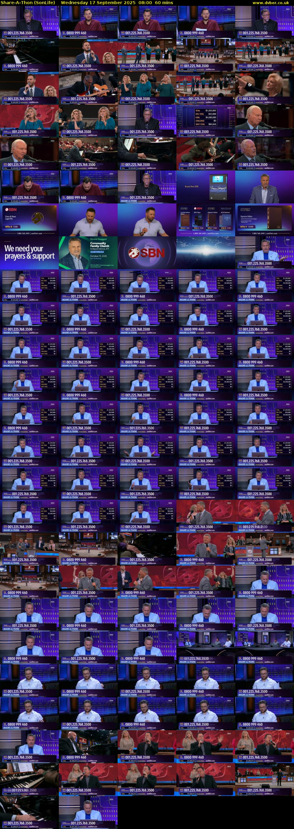 Share-A-Thon (SonLife) Wednesday 17 September 2025 08:00 - 09:00