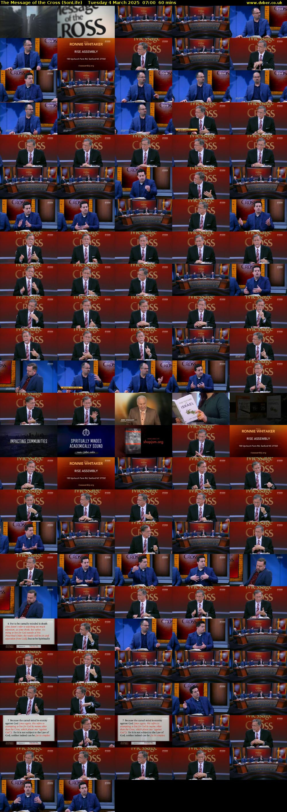 The Message of the Cross (SonLife) Tuesday 4 March 2025 07:00 - 08:00