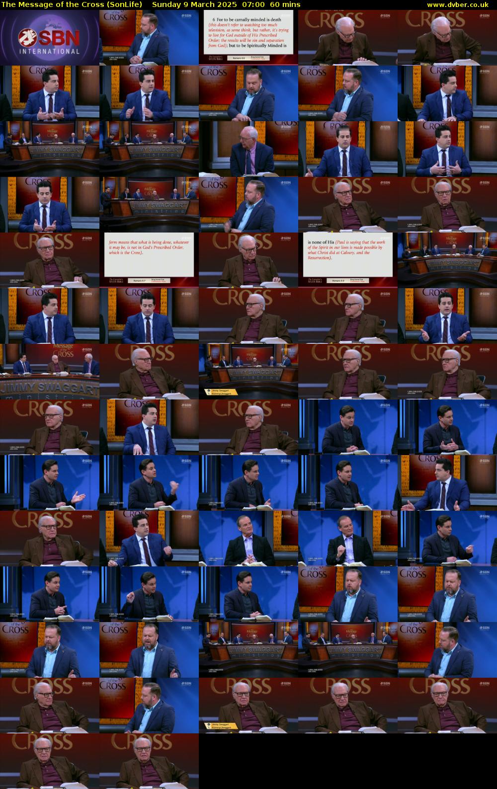 The Message of the Cross (SonLife) Sunday 9 March 2025 07:00 - 08:00