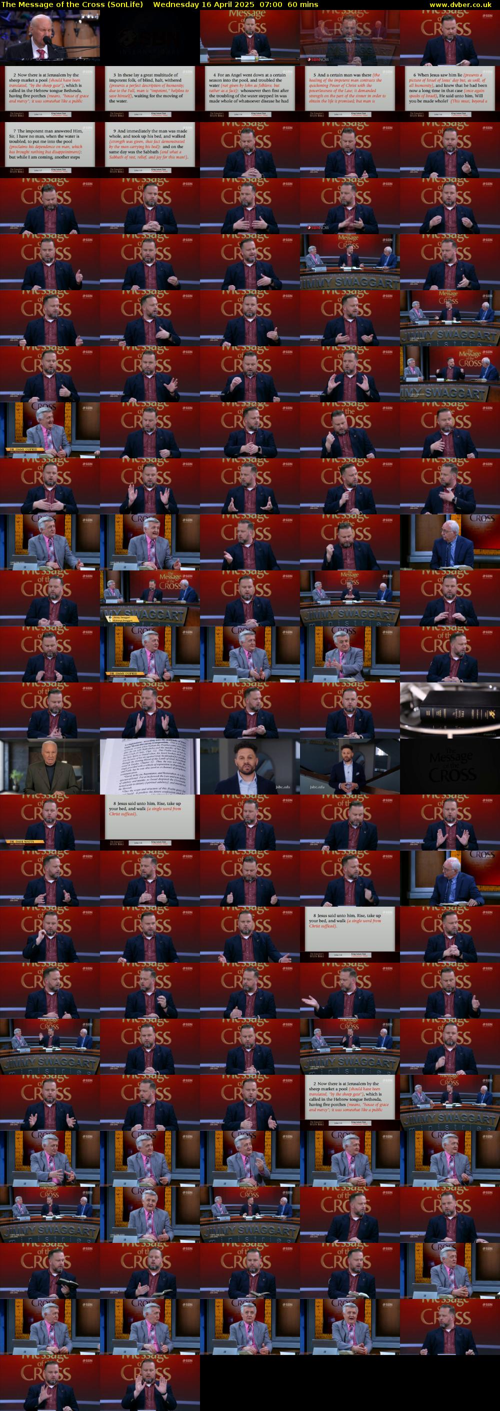 The Message of the Cross (SonLife) Wednesday 16 April 2025 07:00 - 08:00