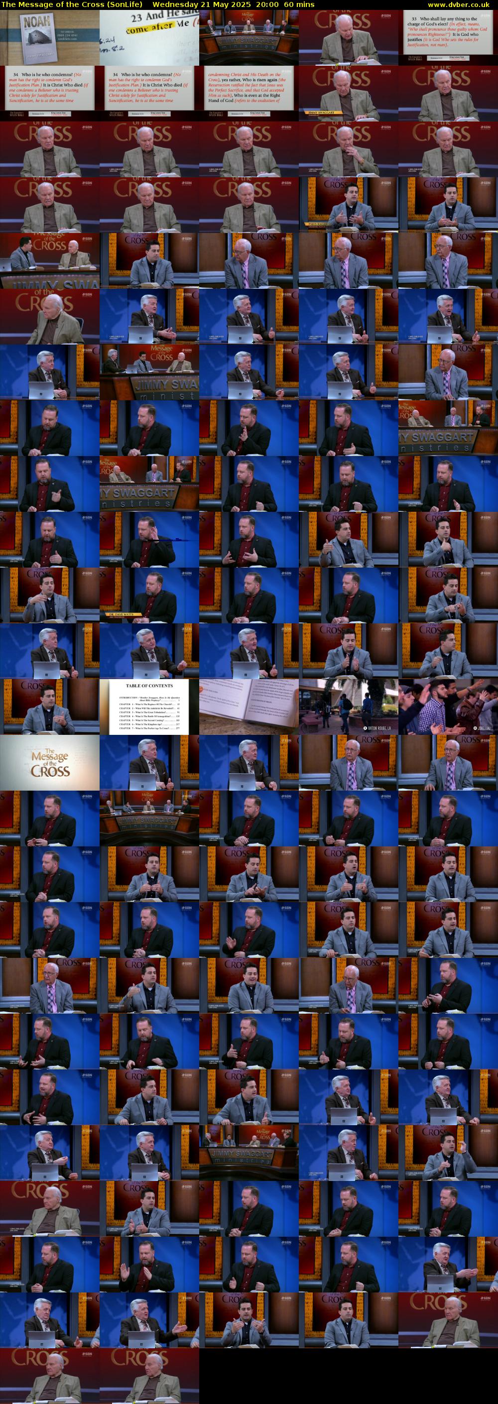 The Message of the Cross (SonLife) Wednesday 21 May 2025 20:00 - 21:00