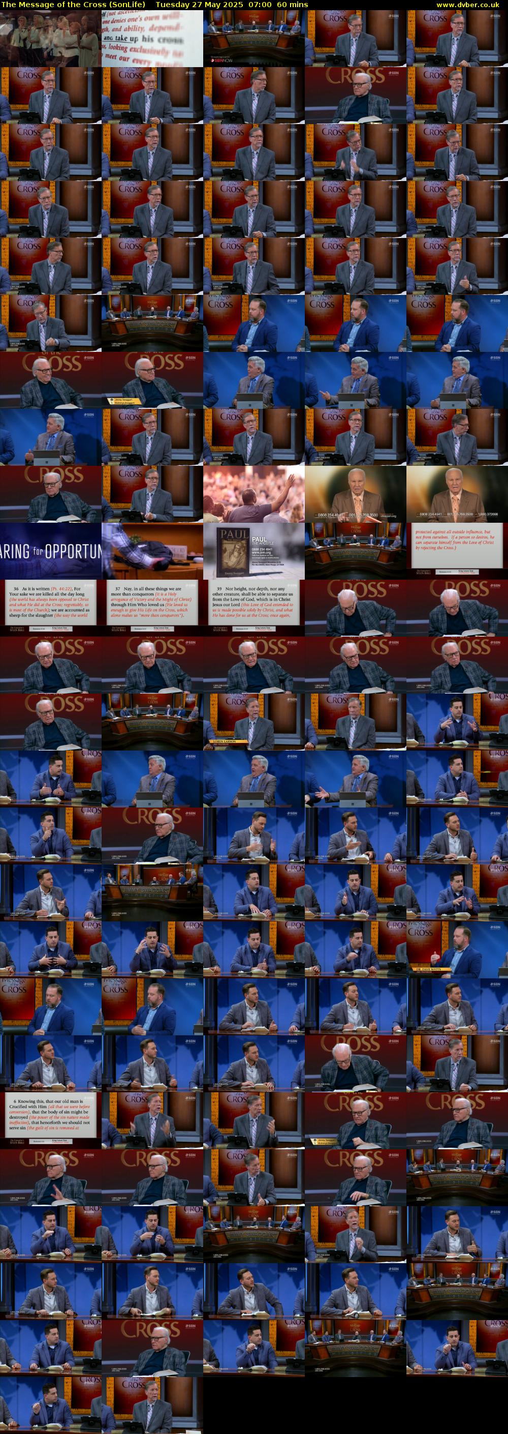 The Message of the Cross (SonLife) Tuesday 27 May 2025 07:00 - 08:00