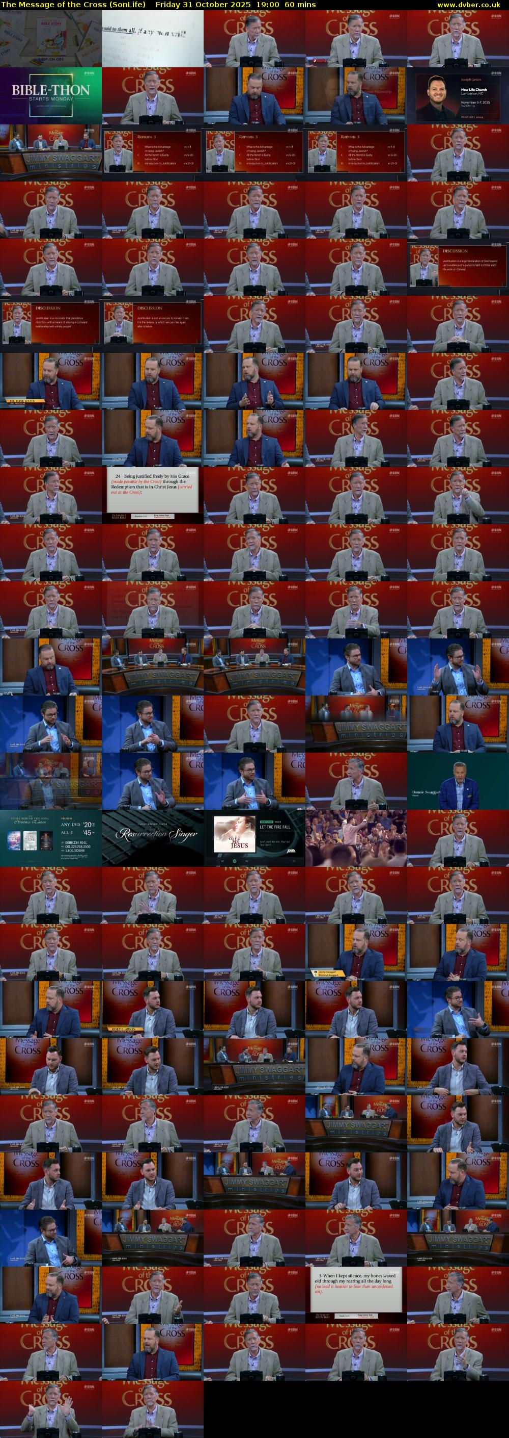 The Message of the Cross (SonLife) Friday 31 October 2025 19:00 - 20:00