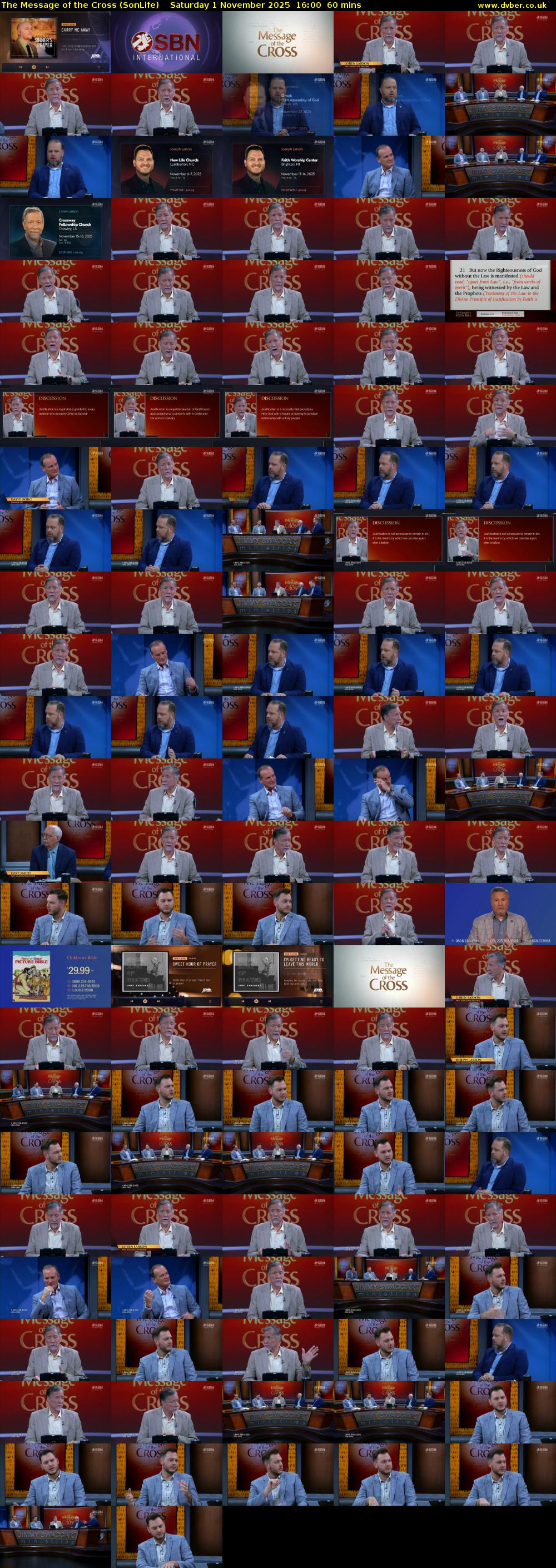 The Message of the Cross (SonLife) Saturday 1 November 2025 16:00 - 17:00