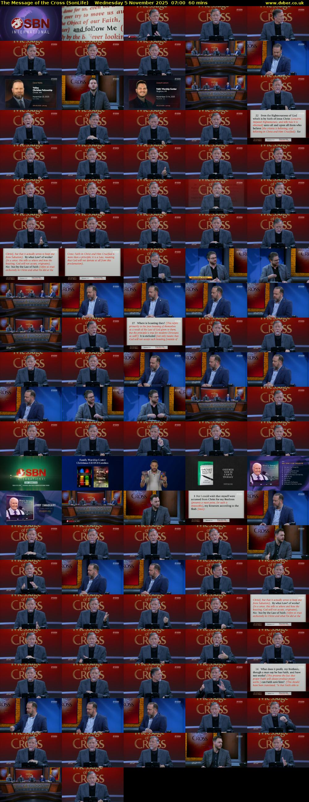 The Message of the Cross (SonLife) Wednesday 5 November 2025 07:00 - 08:00