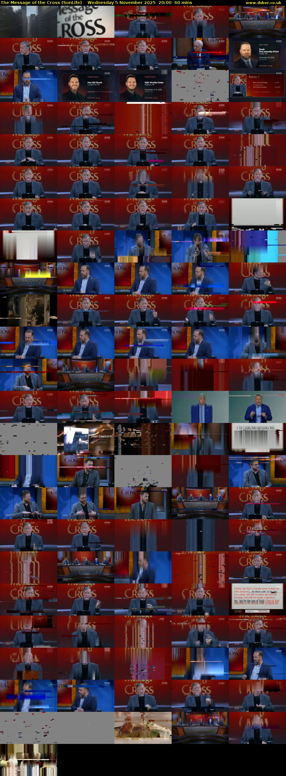 The Message of the Cross (SonLife) Wednesday 5 November 2025 20:00 - 21:00