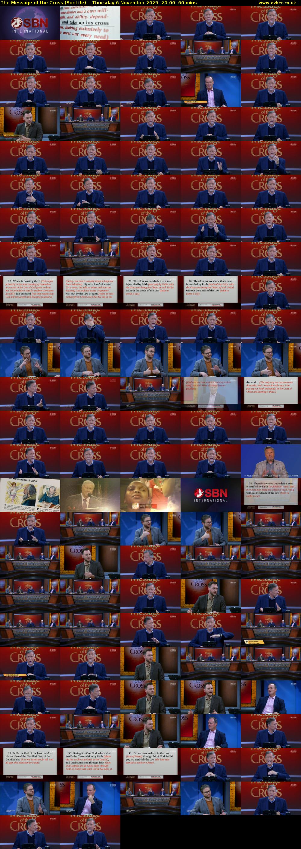 The Message of the Cross (SonLife) Thursday 6 November 2025 20:00 - 21:00