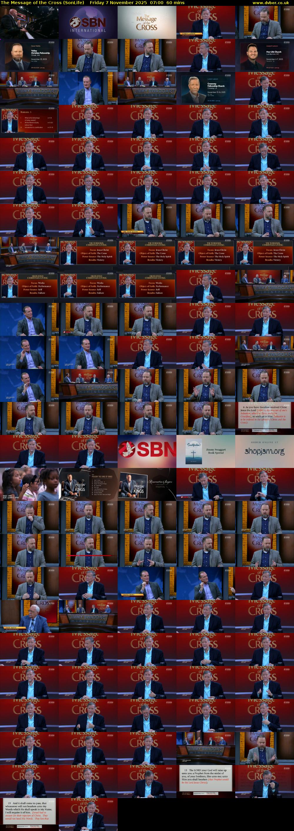 The Message of the Cross (SonLife) Friday 7 November 2025 07:00 - 08:00