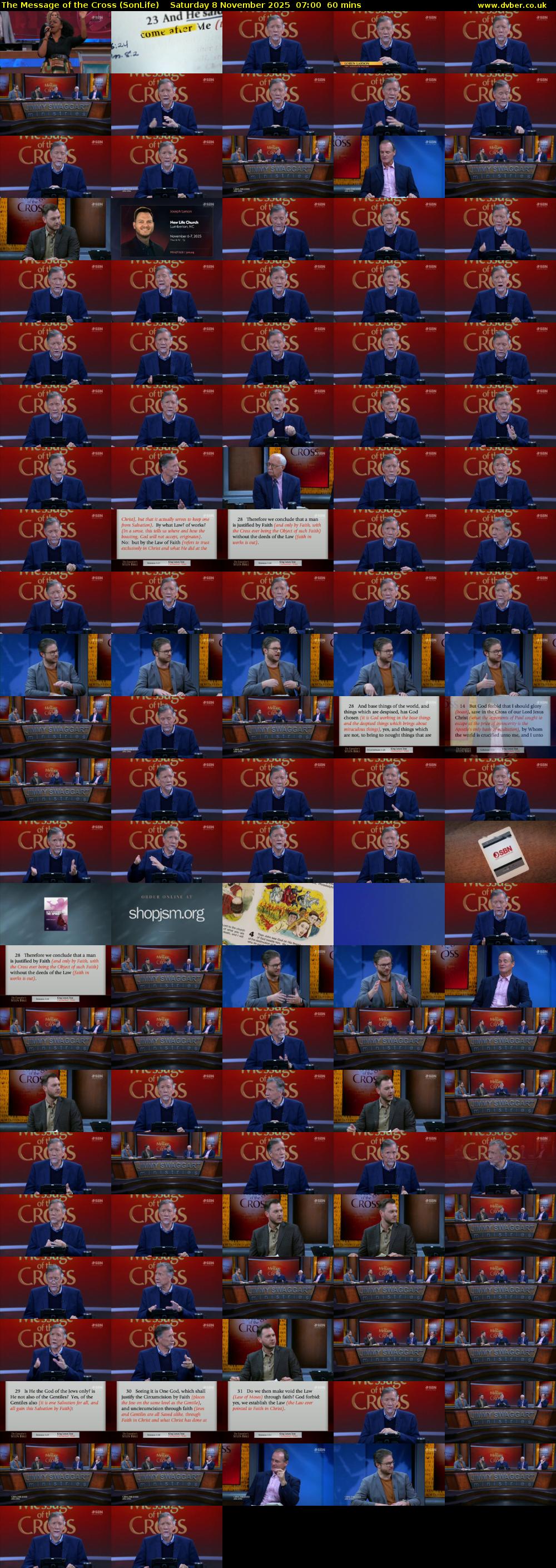 The Message of the Cross (SonLife) Saturday 8 November 2025 07:00 - 08:00