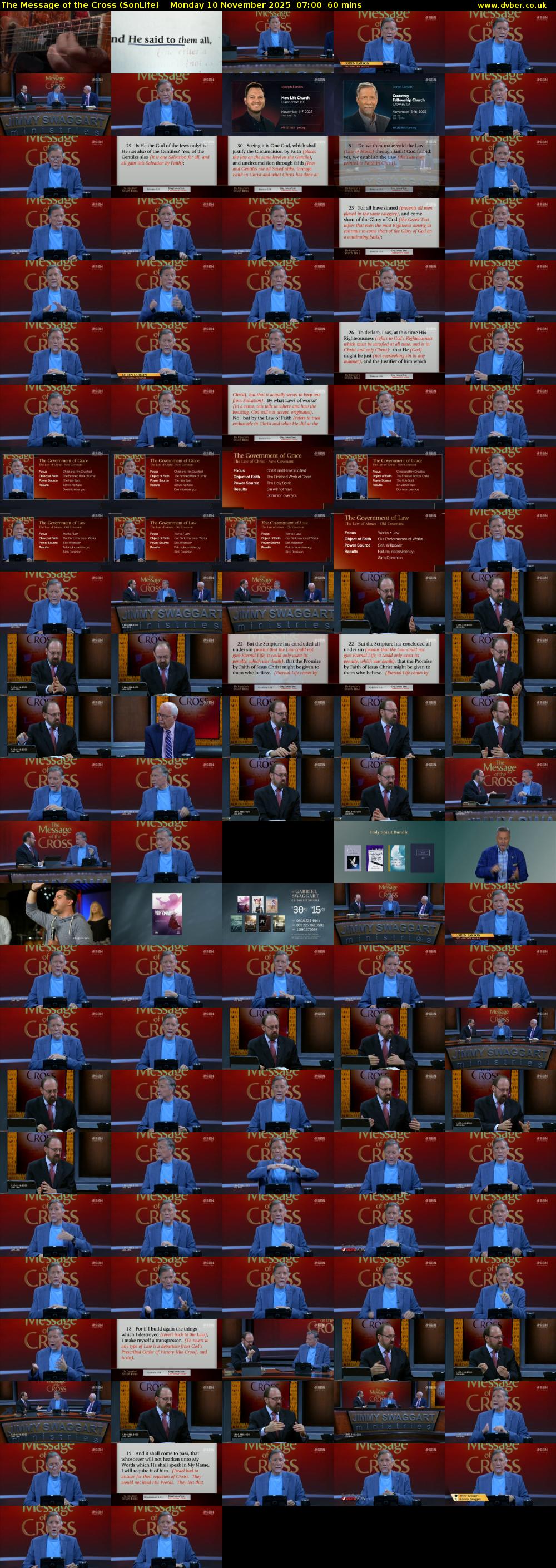 The Message of the Cross (SonLife) Monday 10 November 2025 07:00 - 08:00