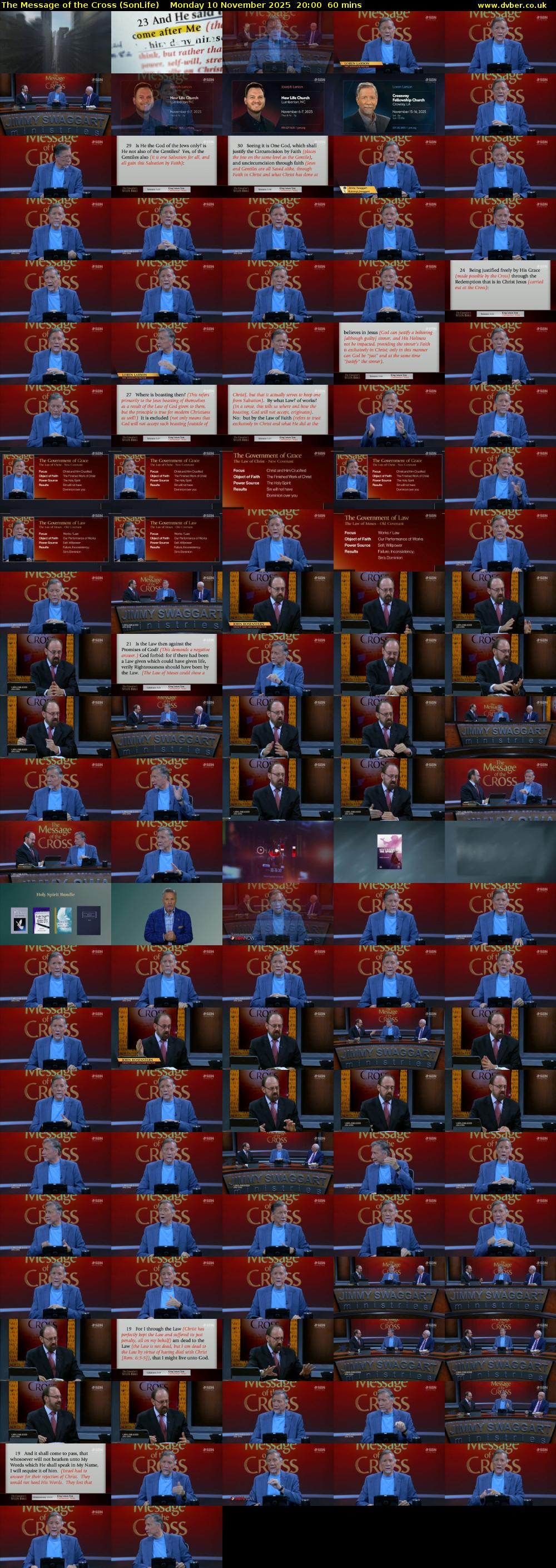 The Message of the Cross (SonLife) Monday 10 November 2025 20:00 - 21:00