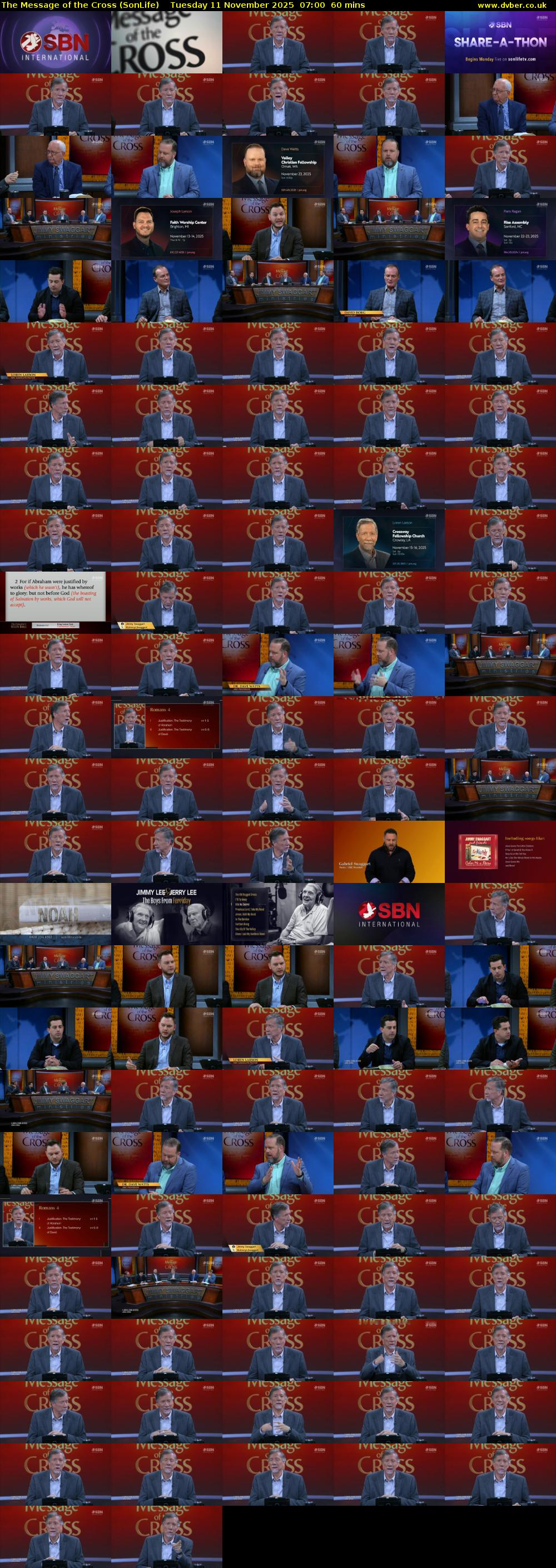 The Message of the Cross (SonLife) Tuesday 11 November 2025 07:00 - 08:00