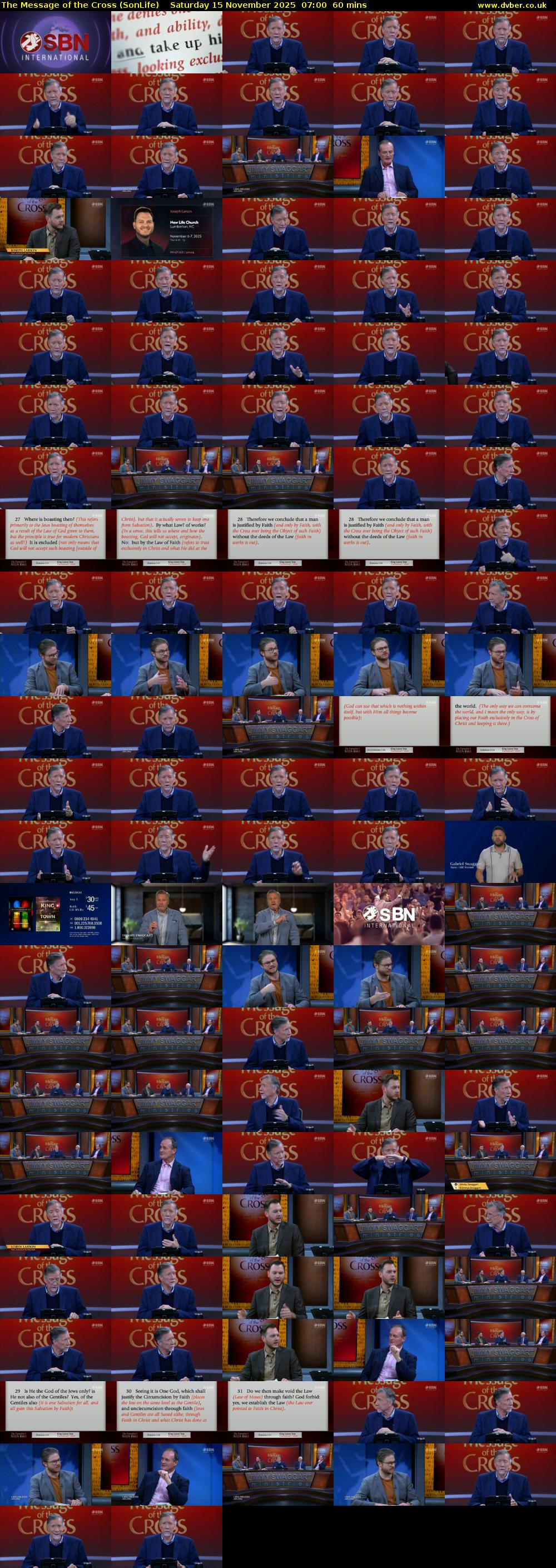 The Message of the Cross (SonLife) Saturday 15 November 2025 07:00 - 08:00