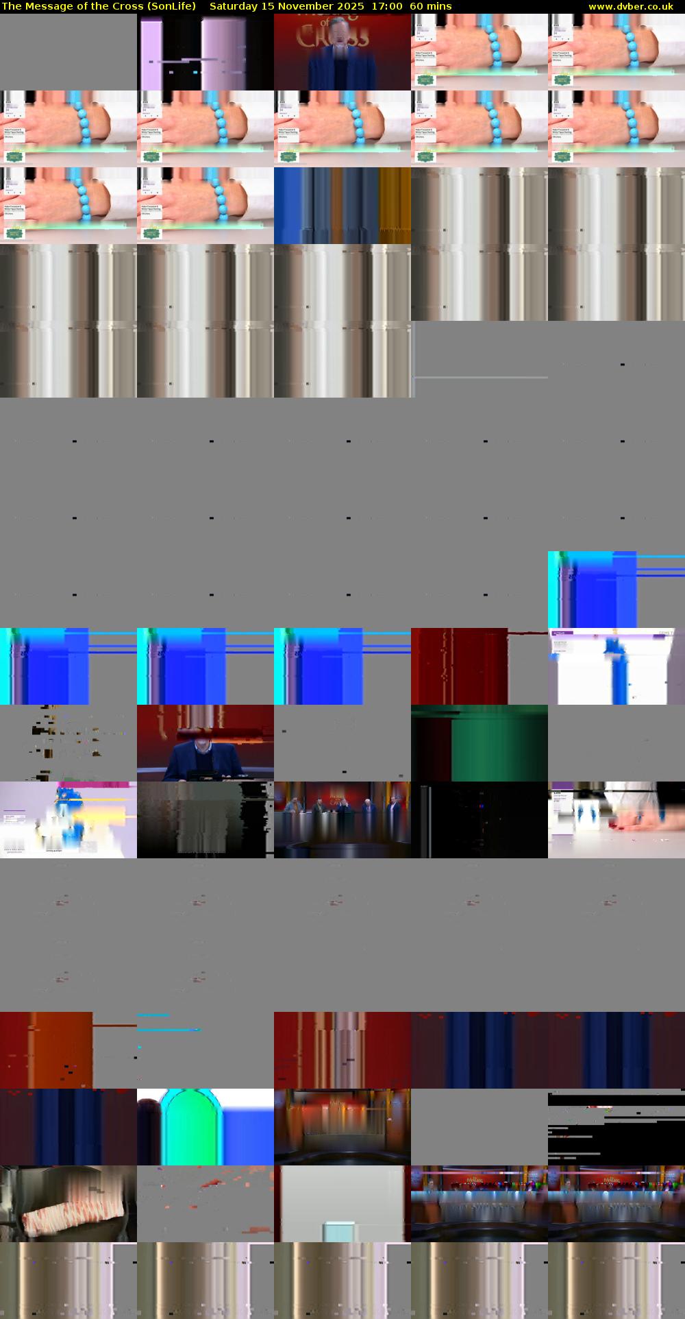 The Message of the Cross (SonLife) Saturday 15 November 2025 17:00 - 18:00