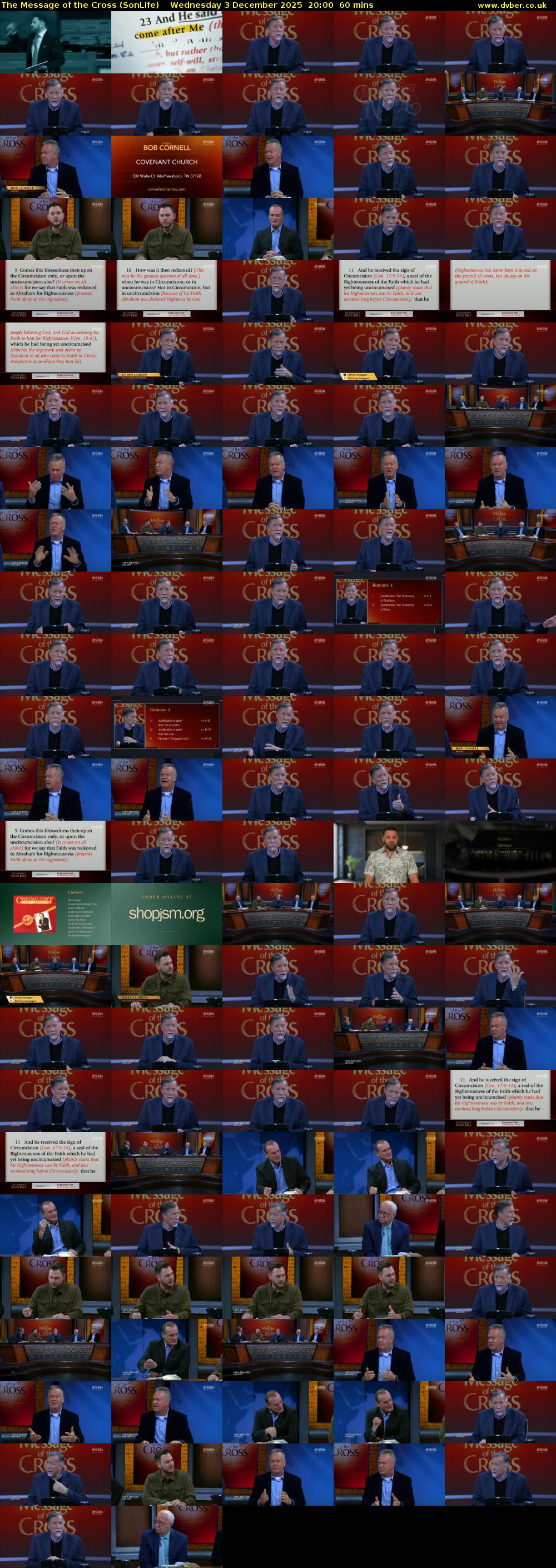 The Message of the Cross (SonLife) Wednesday 3 December 2025 20:00 - 21:00