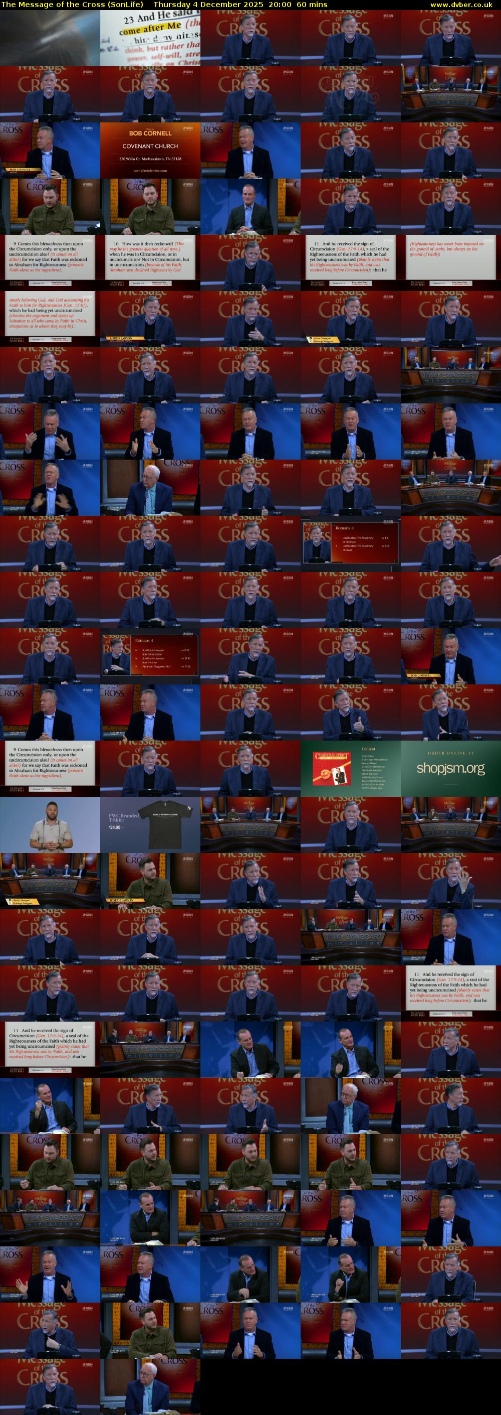 The Message of the Cross (SonLife) Thursday 4 December 2025 20:00 - 21:00