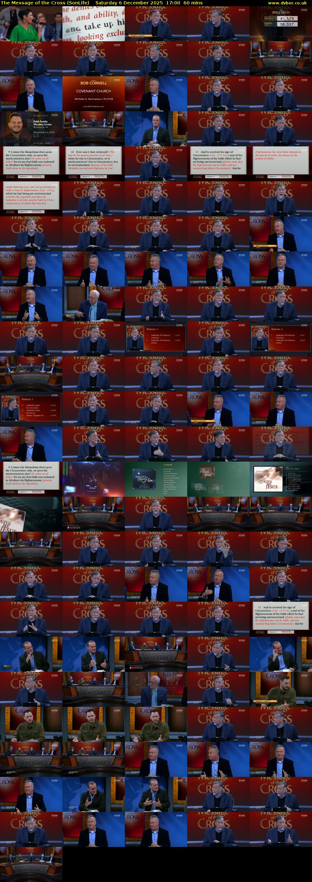 The Message of the Cross (SonLife) Saturday 6 December 2025 17:00 - 18:00