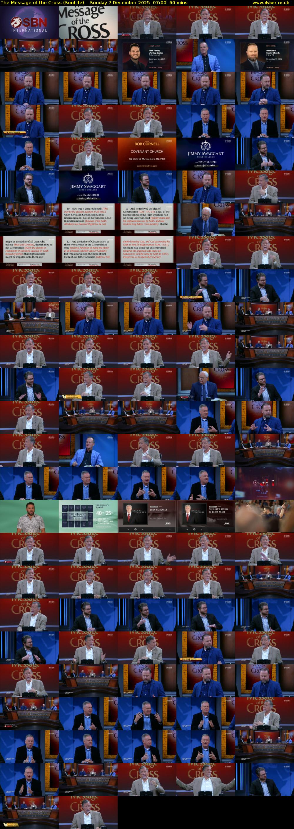 The Message of the Cross (SonLife) Sunday 7 December 2025 07:00 - 08:00