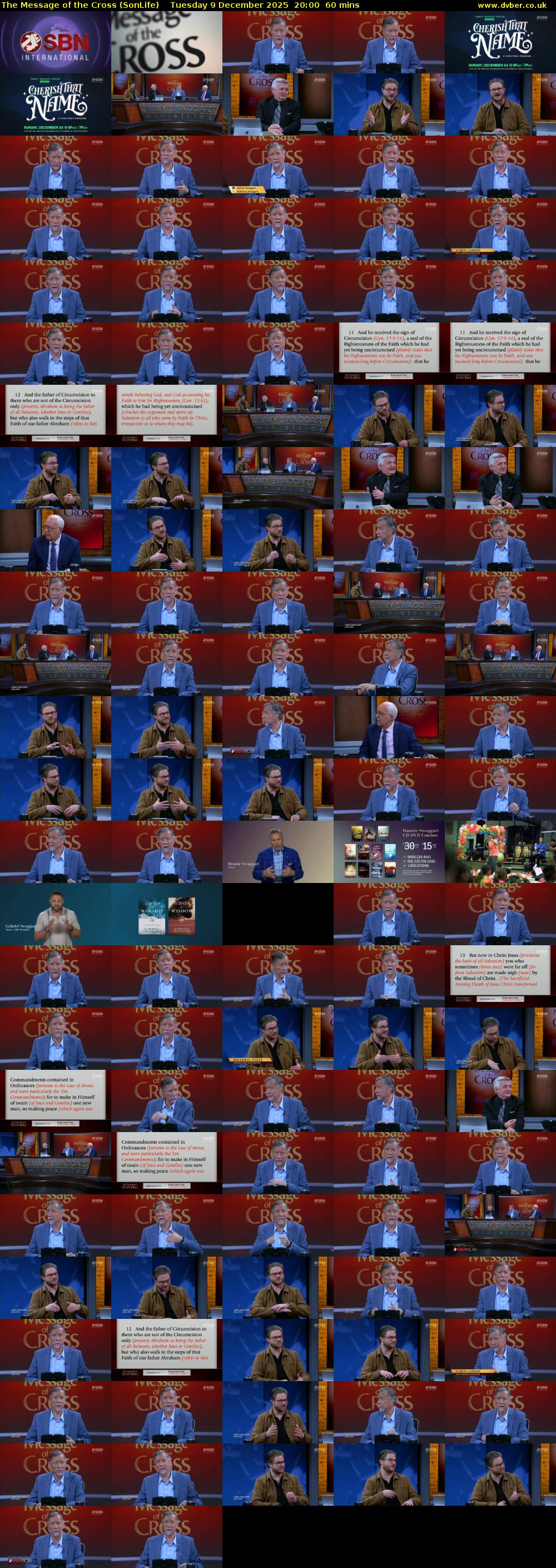 The Message of the Cross (SonLife) Tuesday 9 December 2025 20:00 - 21:00