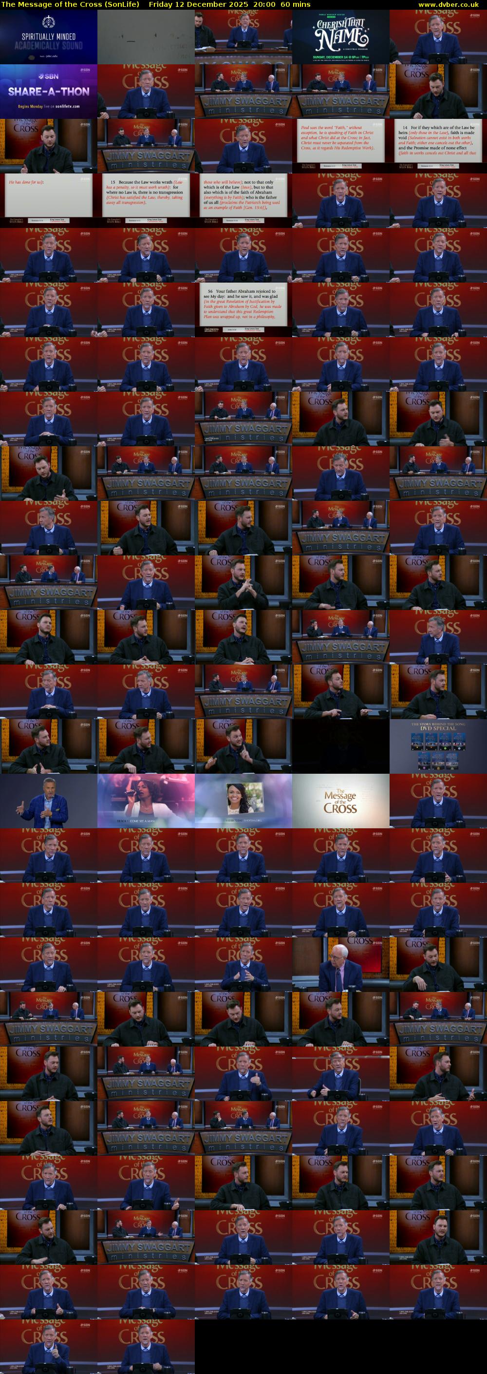 The Message of the Cross (SonLife) Friday 12 December 2025 20:00 - 21:00