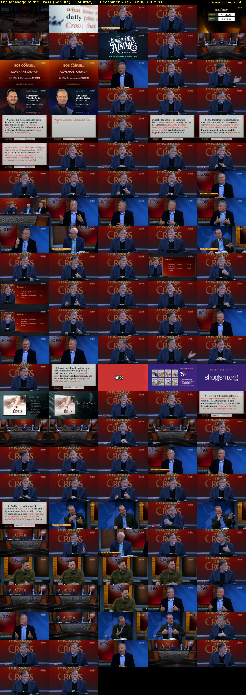 The Message of the Cross (SonLife) Saturday 13 December 2025 07:00 - 08:00