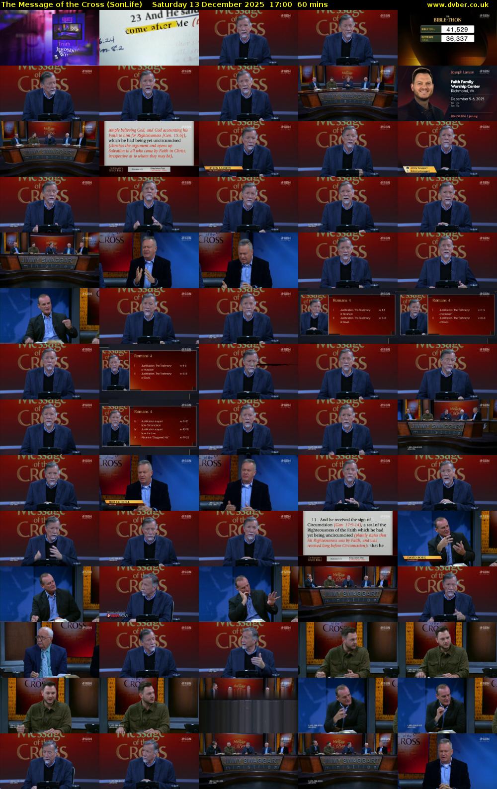 The Message of the Cross (SonLife) Saturday 13 December 2025 17:00 - 18:00